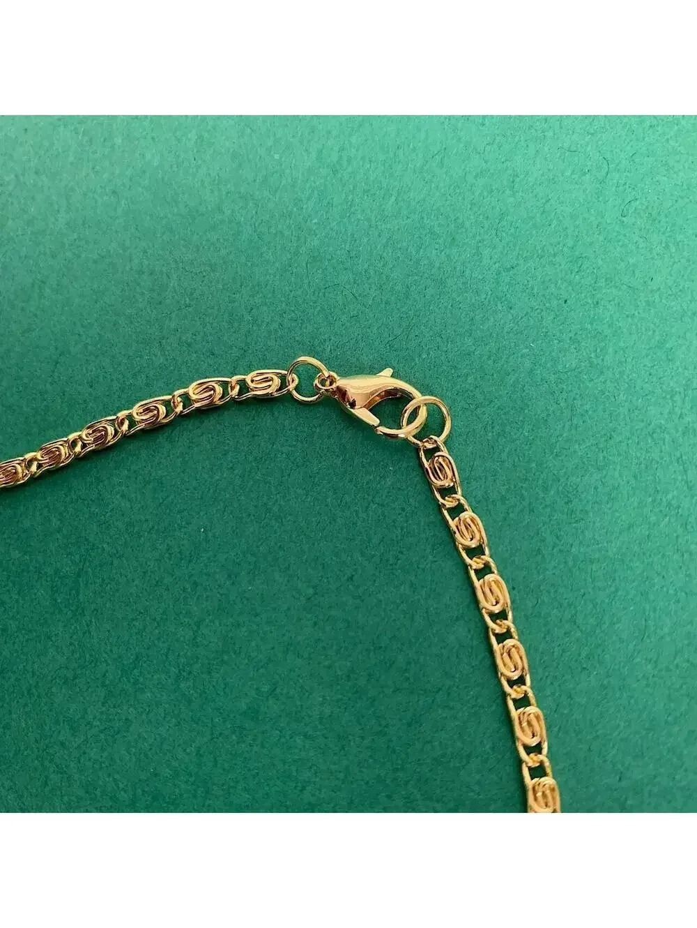 Saint Marry big pendant y2k 90s style gold necklace chain. Grunge punk style